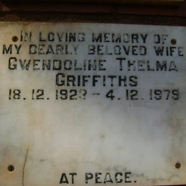 GRIFFITHS Gwendoline Thelma 1923-1979