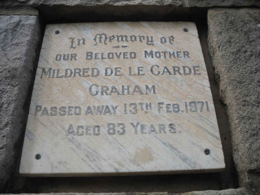 GRAHAM Mildred de la Garde -1971