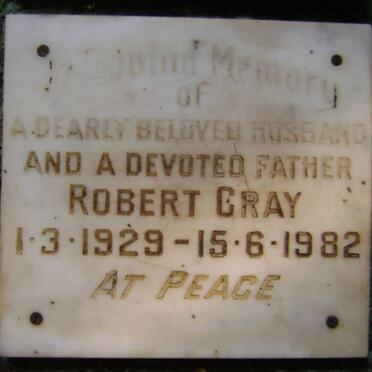 GRAY Robert 1929-1982
