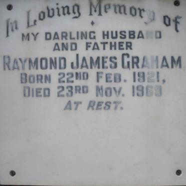 GRAHAM Raymond James 1921-1969