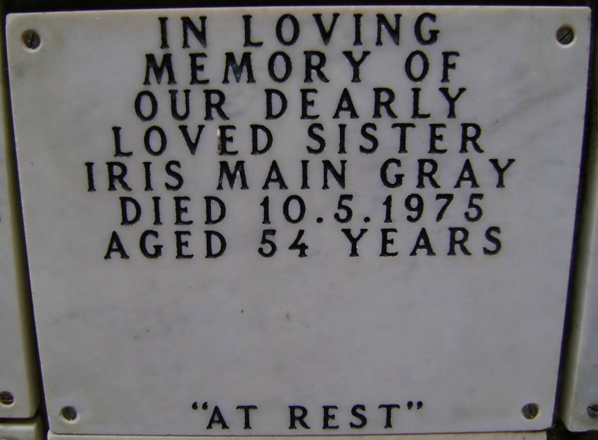 GRAY Iris Main -1975