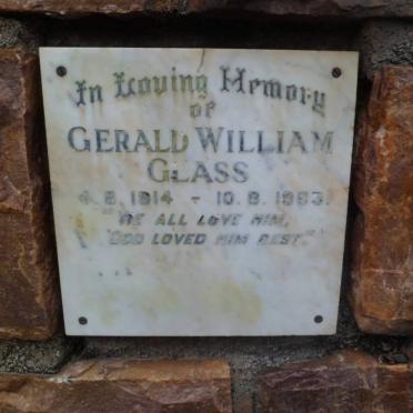 GLASS Gerald William 1914-1963