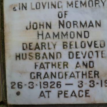 HAMMOND John Norman 1926-1981