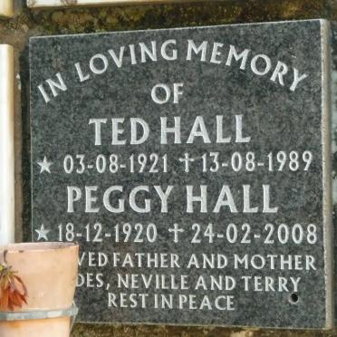 HALL Ted 1921-1989 &amp; Peggy 1920-2008