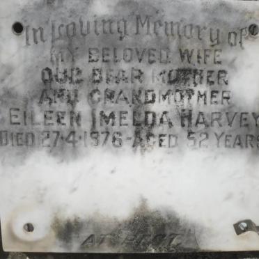 HARVEY Eileen Imelda -1976