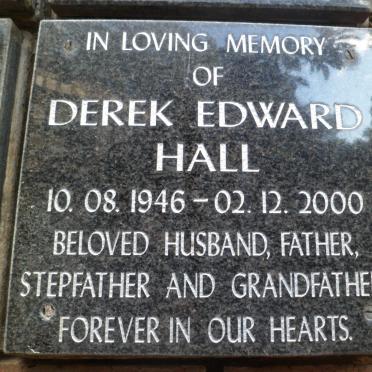 HALL Derek Edward 1946-2000