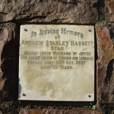 HASSETT Andrew Stanley -1957
