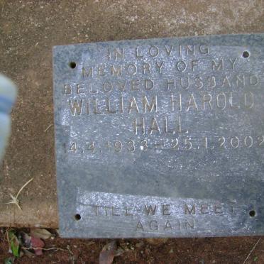 HALL William Harold 1933-2002
