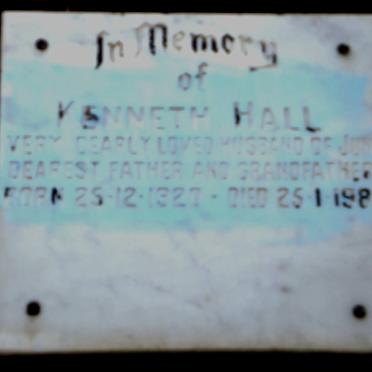 HALL Kenneth 1920-1987