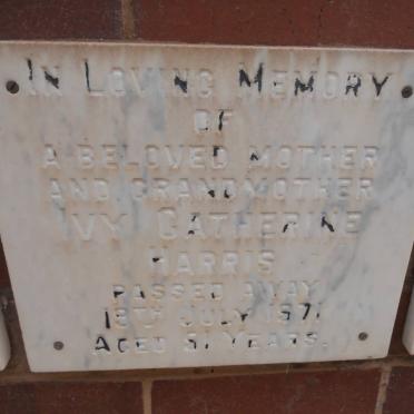 HARRIS Ivy Catherine -1971