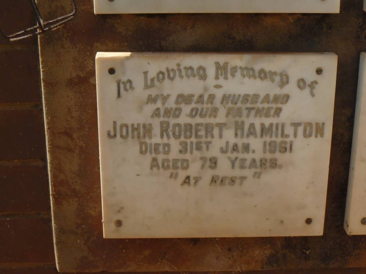 HAMILTON John Robert -1961
