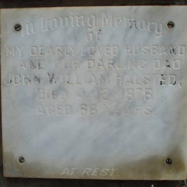 HALSTED John William -1976