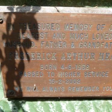 HEAD Frederick Arthur 1938-2002