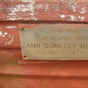 HEDGES Ann Dunkley 1899-1972