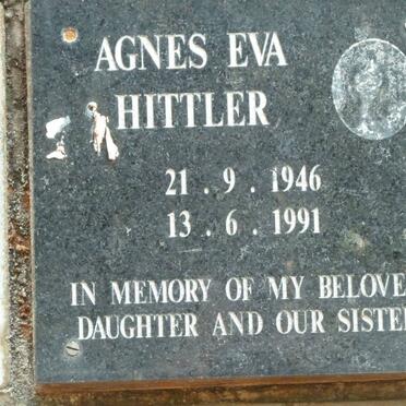 HITTLER Agnes Eva 1946-1991