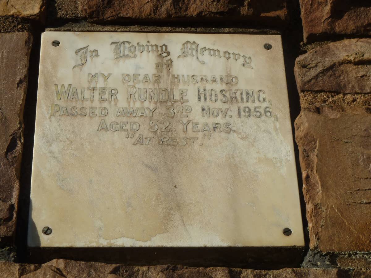 HOSKING Walter Rundle -1956