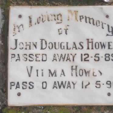 HOWES John Douglas -1989 &amp;  Vilma -1996
