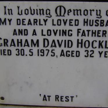 HOCKLEY Graham David -1975