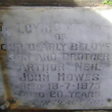 HOWES Arthur Neil John -1975