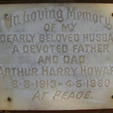 HOWARD Arthur Harry 1913-1980
