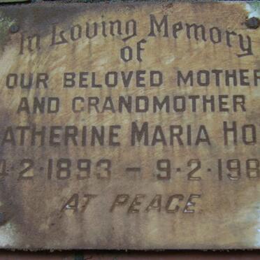 HOY Catherine Maria 1893-1983