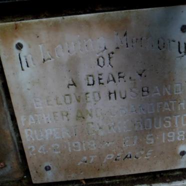 HOUSTON Rupert Cyril 1919-1983