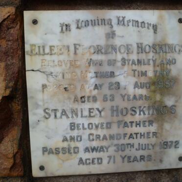HOSKINGS Stanley -1972 &amp; Eileen Florence -1957