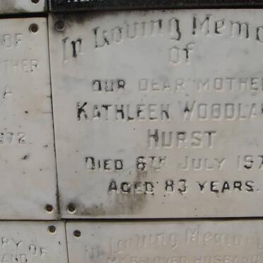 HURST Kathleen Woodland -1972