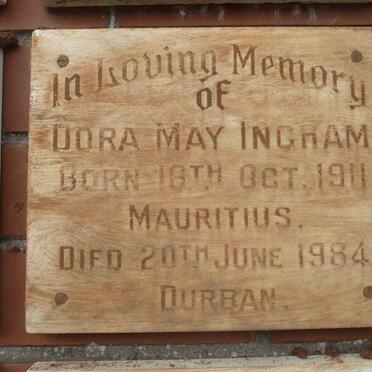 INGRAM Dora May 1911-1984