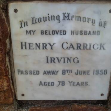 IRVING Henry Carrick -1958