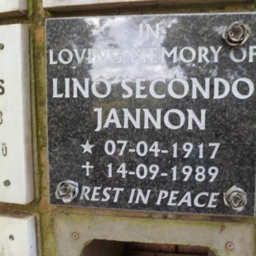 JANNON Lino Secondo 1917-1989