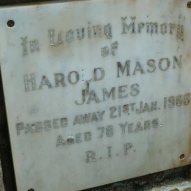 JAMES Harold Mason -1966