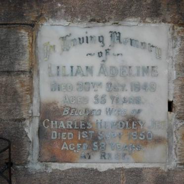 JEE Charles Herdley -1950 &amp; Lilian Adeline -1949