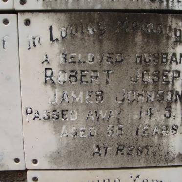 JOHNSON Robert Joseph James -1972