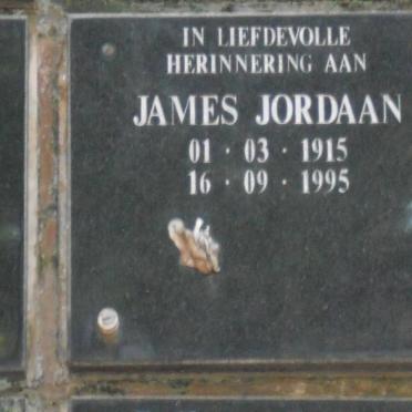 JORDAAN James 1915-1995