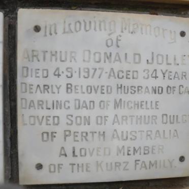JOLLEY Arthur Donald -1977