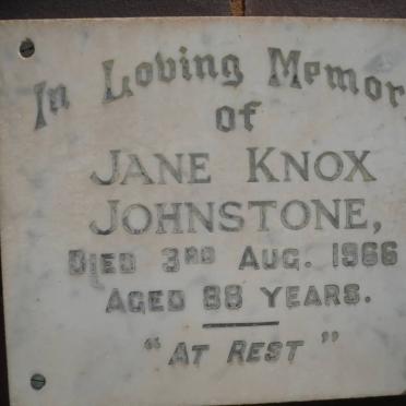 JOHNSTONE Jane Knox -1966
