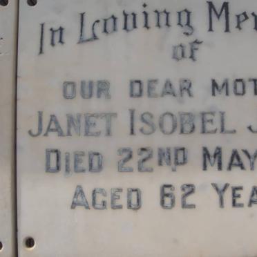 JONES Janet Isobel -1971