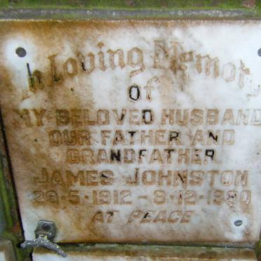 JOHNSTON James 1912-1980