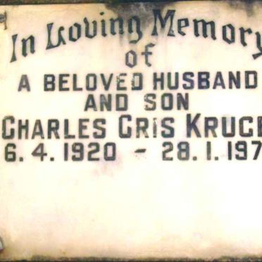 KRUGER Charles Cris 1920-1972