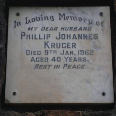 KRUGER Phillip Johannes -1962