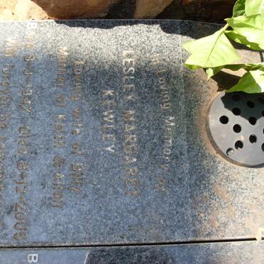 KEWLEY Lesley Margaret 1948-2005