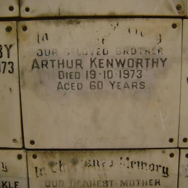 KENWORTHY Arthur -1973