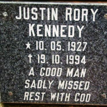 KENNEDY Justin Rory 1927-1994