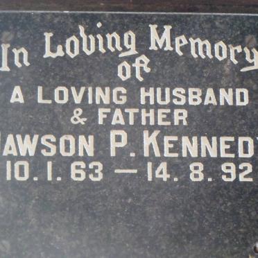 KENNEDY Dawson P. 1963-1992