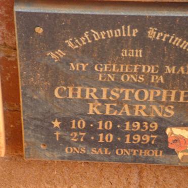 KEARNS Christopher 1939-1997