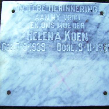 KOEN Helena 1939-1986