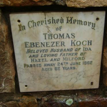 KOCH Thomas Ebenezer -1962