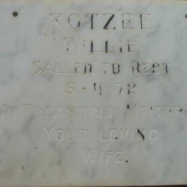 KOTZEE Willie -1972