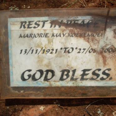 KOEKEMOER Marjorie May 1921-2000